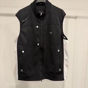 RLX Men's XL Black and White Vest